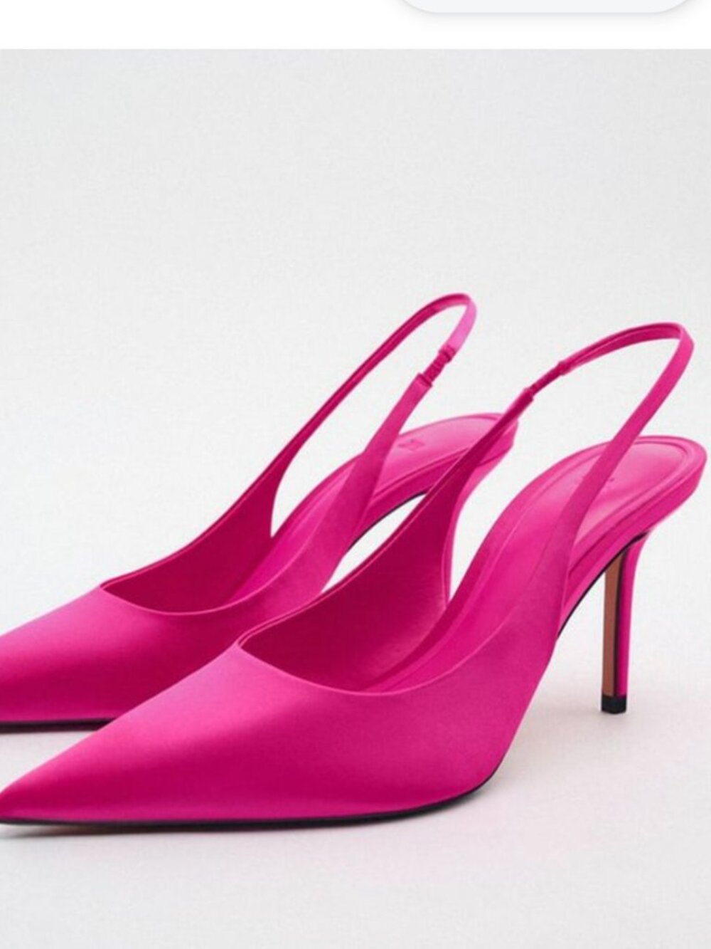 Zara Fuchsia, Barbie pink slingbacks